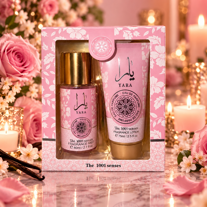 Coffret Yara rose